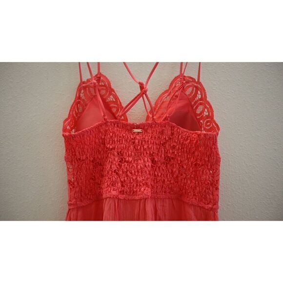 Victoria's Secret PINK 11174064 Women's Sz XS Coral Strappy Sundress - Picture 4 of 11